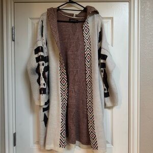 Shyanne long western cardigan